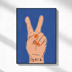 Peace in Bold Blue